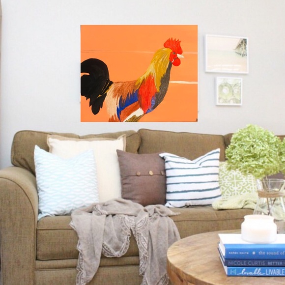Other - Original Chicken Rooster Painting